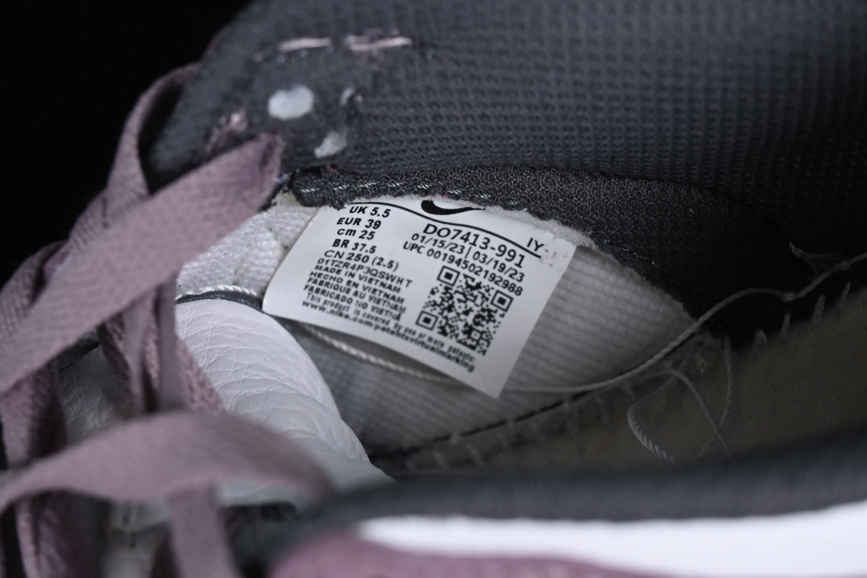 All categories Nk SB Dunk series Nk SB Dunk Low low-top sneakers Z version Nk Dunk Low SP white purple black hook SB low-top sports and leisure sneakers DO7413-991